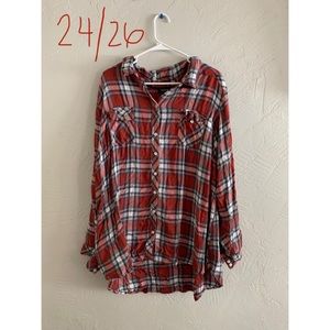 Button down flannel